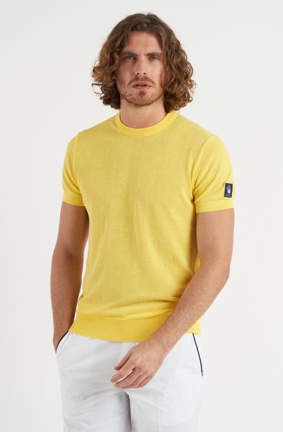 Men's Amerigo Vespucci Short-Sleeve Cotton Knitwear