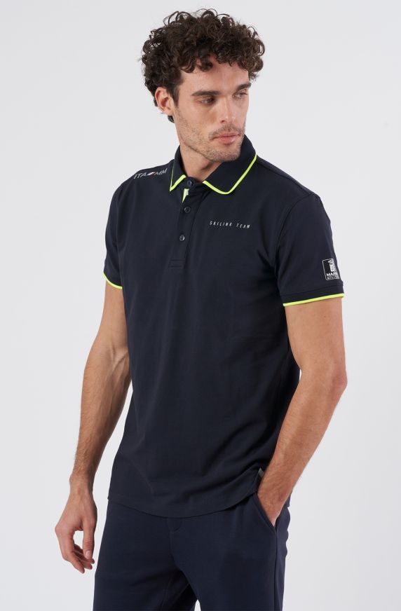 Polo uomo Sailing Team in piquet
