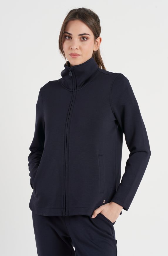 Felpa donna in misto cotone