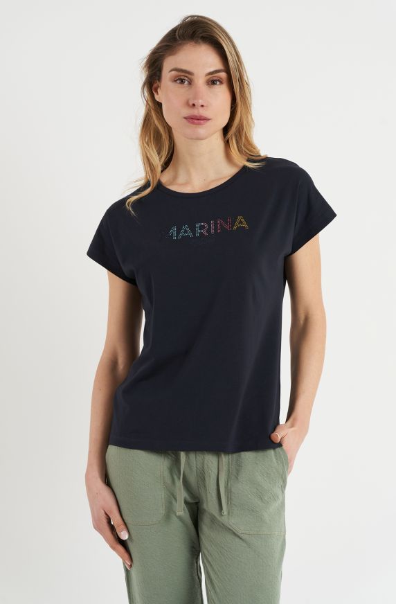 T-shirt donna in cotone jersey