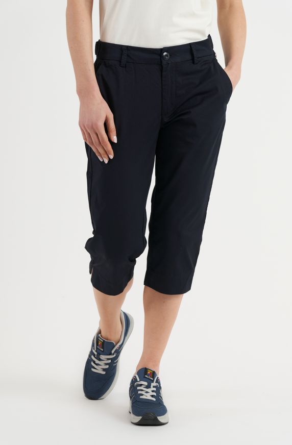 Women's Cotton Chino Cropped Trousers