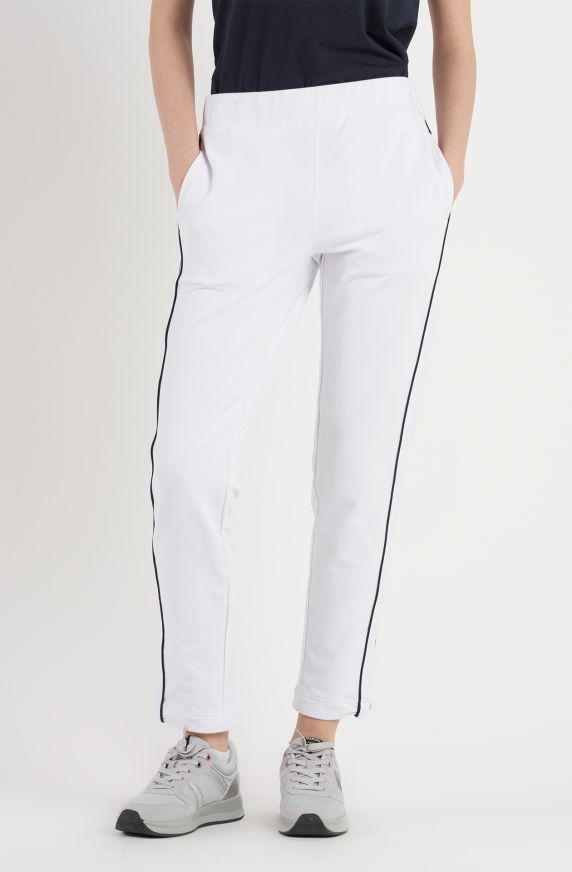 Jogger donna Amerigo Vespucci profilature in contrasto colore