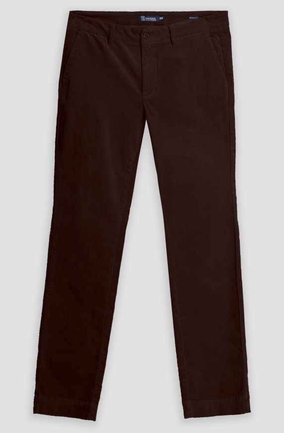 Pantalone chino uomo in velluto
