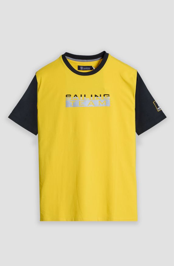 T-shirt manica corta uomo Sailing Team bicolore