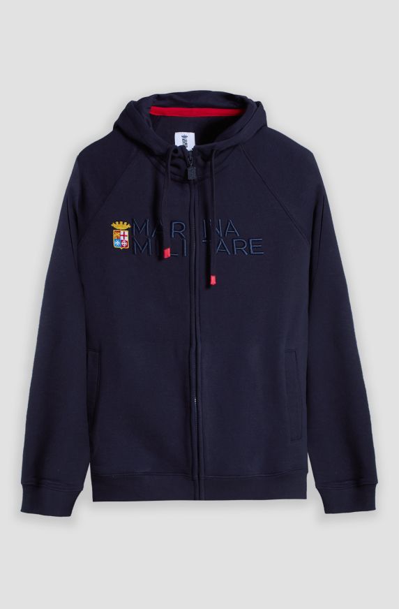 Men's full-zip hooded sweatshirt