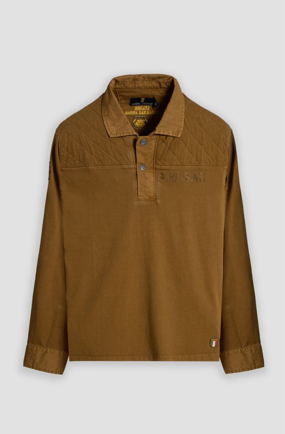 Brigata Marina San Marco men's polo shirt with B.M.S.M. lettering