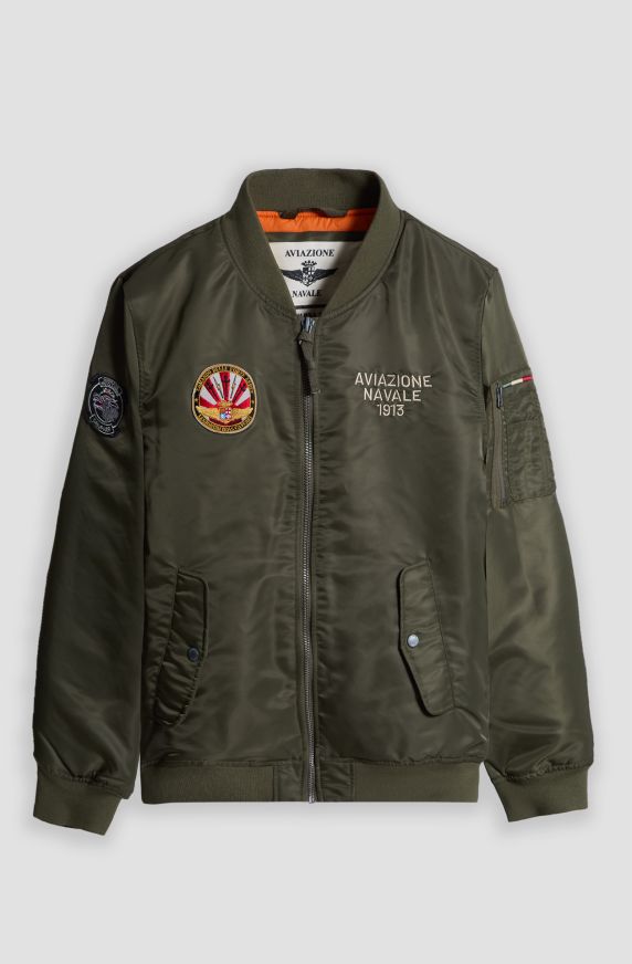 Giubbotto uomo Aviazione Navale con patch Grupaer