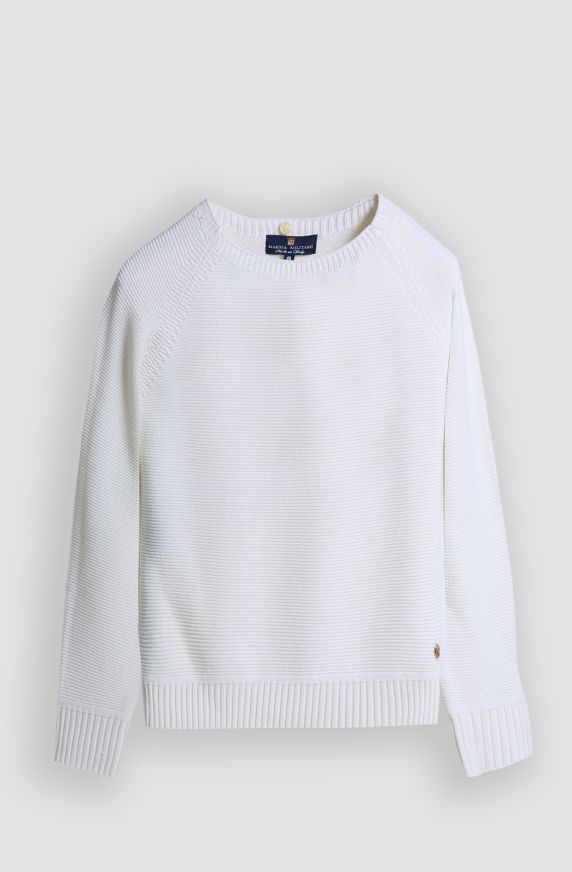 Women's sweater with removable high collar