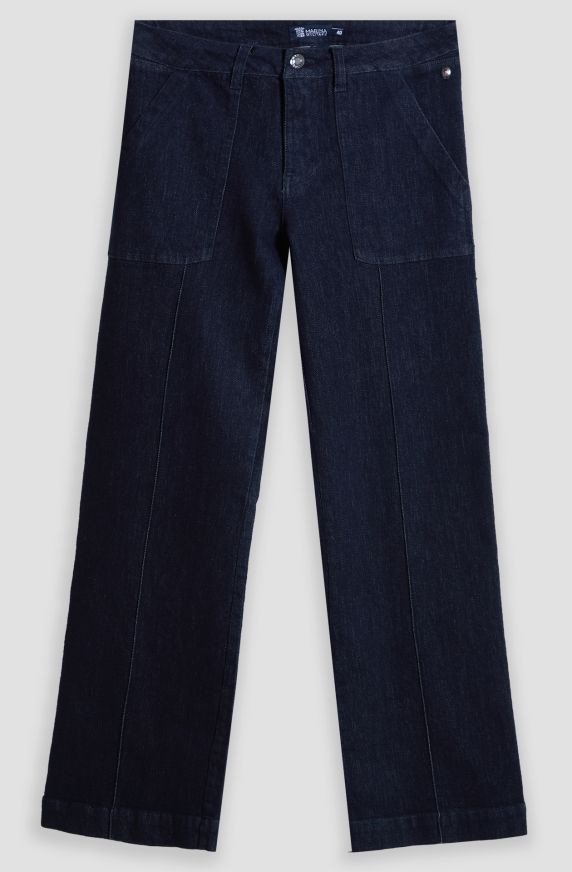 Jeans donna panta-palazzo