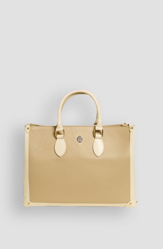 Women's Leather Shopper Bag