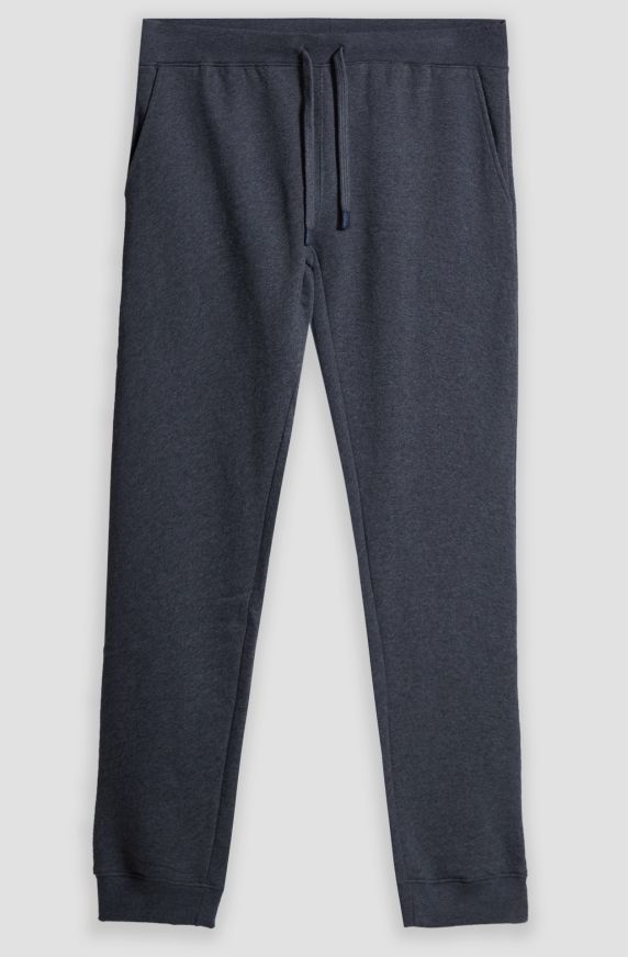 Jogger uomo in cotone felpato