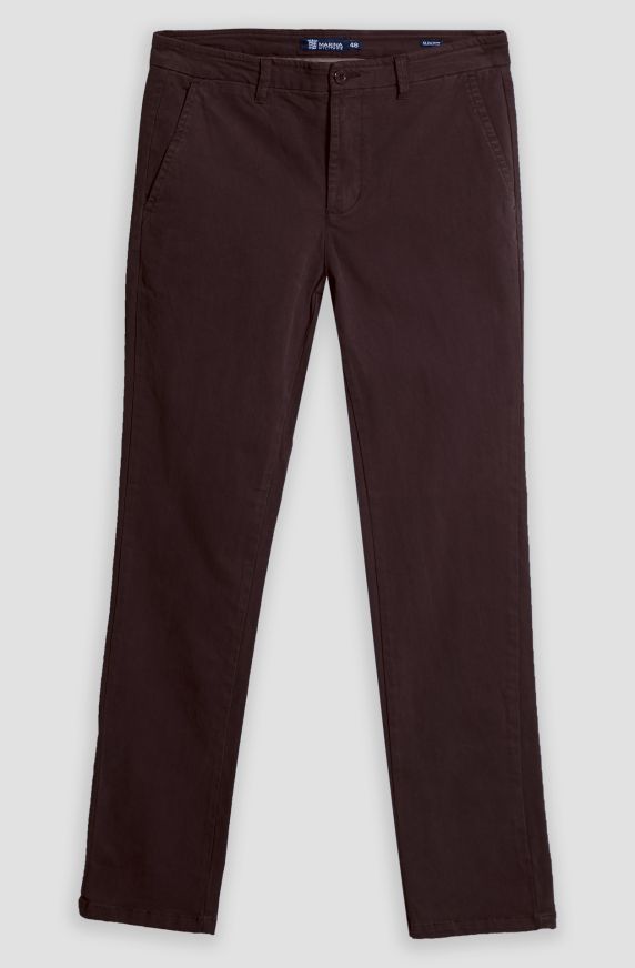 Pantalone chino uomo in twill stretch