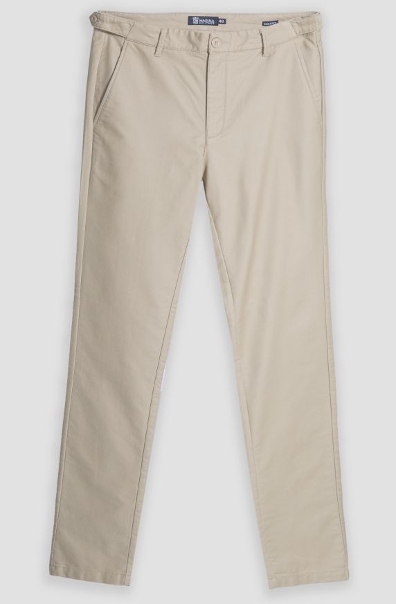 Men's herringbone chino trousers