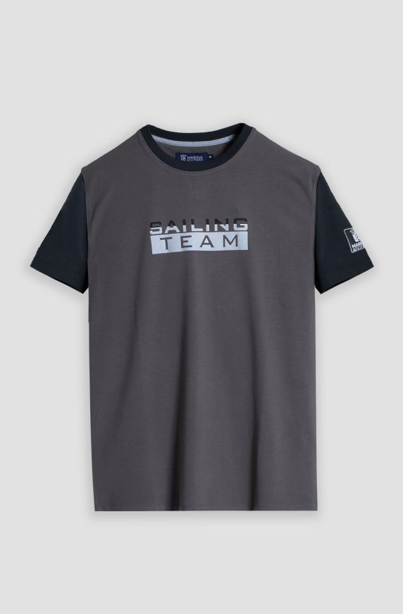 Sailing Team men's two-tone short-sleeve T-shirt