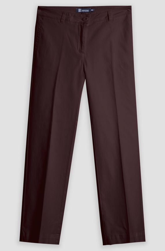 Pantalone donna in cotone armaturato