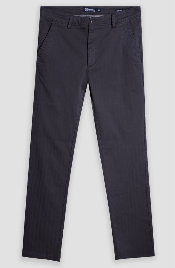 Men's stretch slim fit trousers