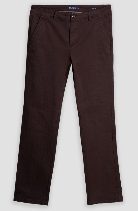 Pantalone uomo elasticizzato modello slim fit