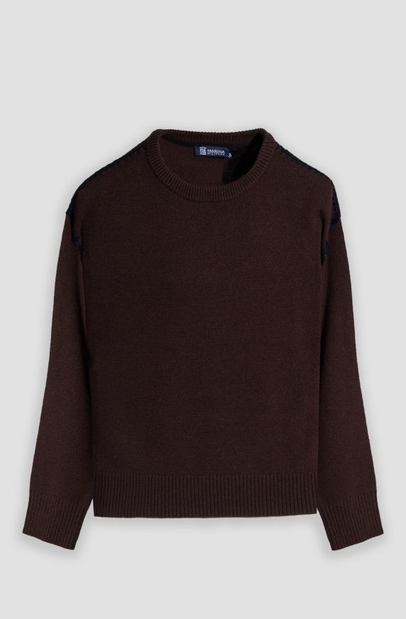 Women's crew-neck sweater
