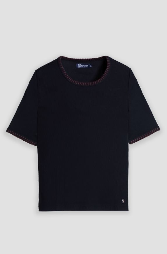 Women's short-sleeve cotton T-shirt