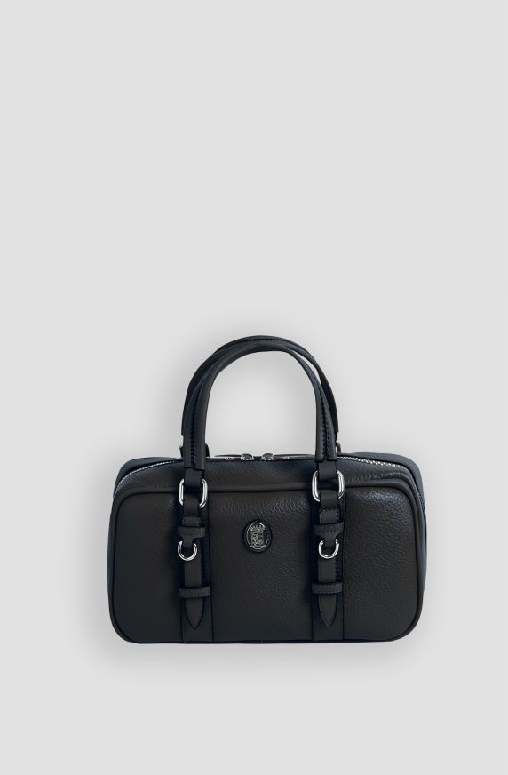 Borsa a bauletto con manici donna in ecopelle