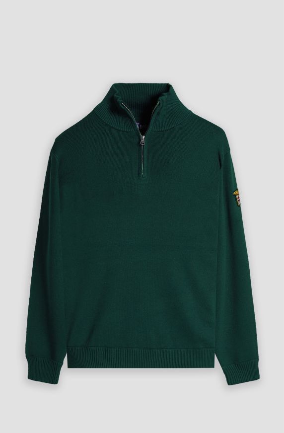 Essential men's turtleneck sweater in warm cotton