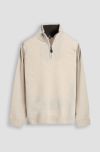 Maglia da uomo in misto lana mezza zip