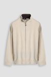 Maglia da uomo in misto lana full zip