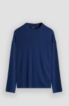 T-shirt manica lunga uomo con logo ricamato
