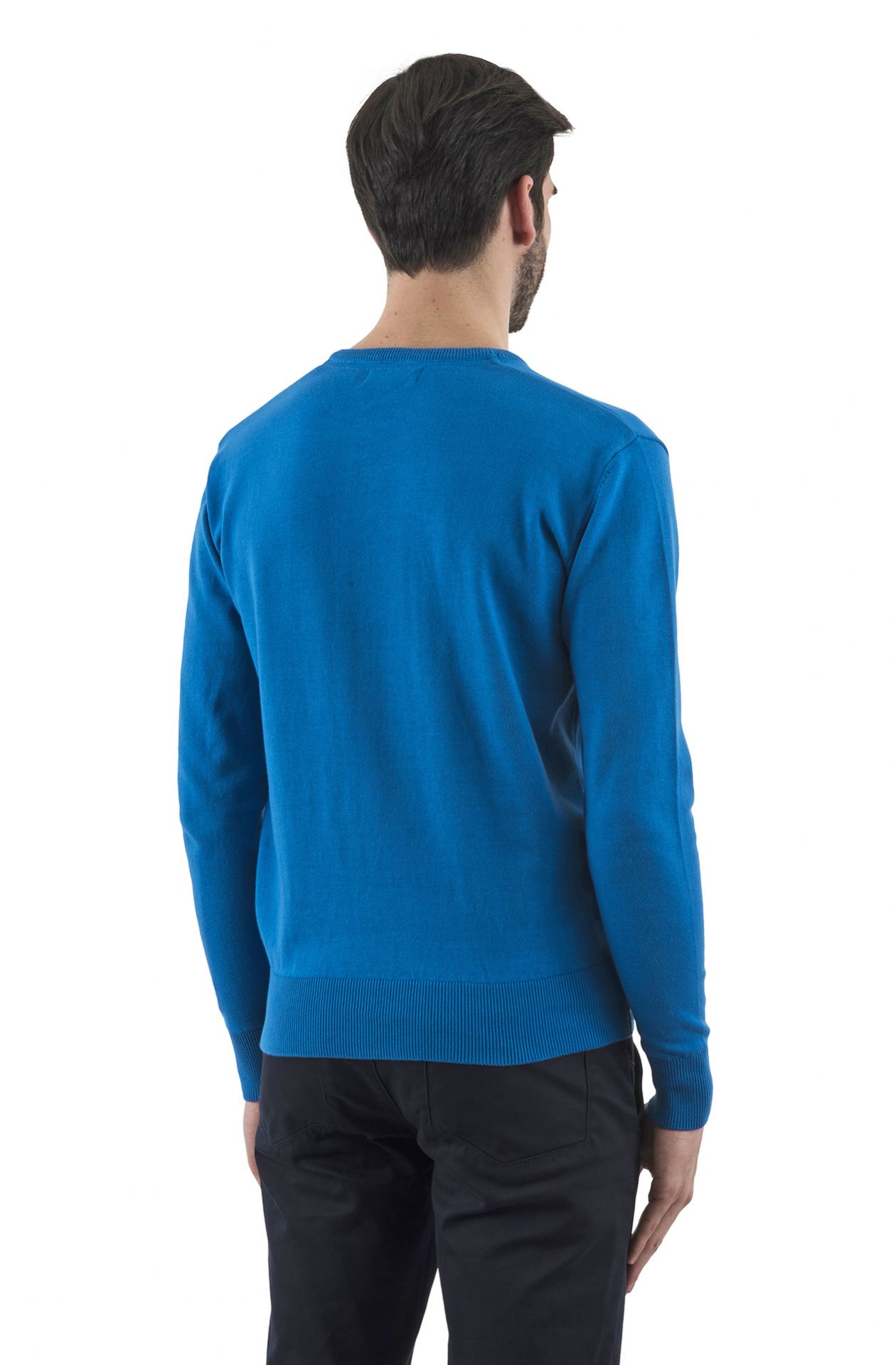 V-NECK COTTON JERSEY