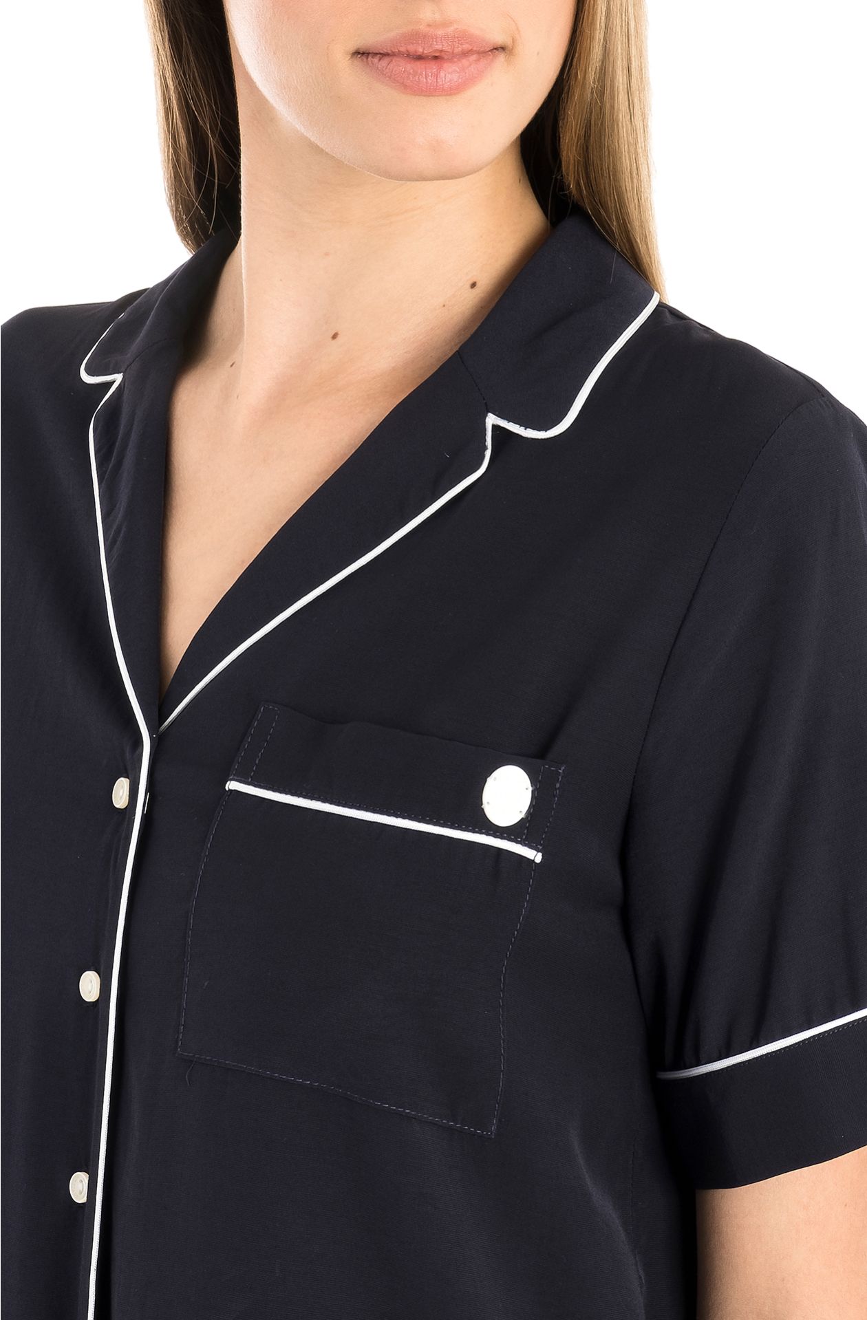 REVERE COLLAR BUTTON-DOWN SHIRT