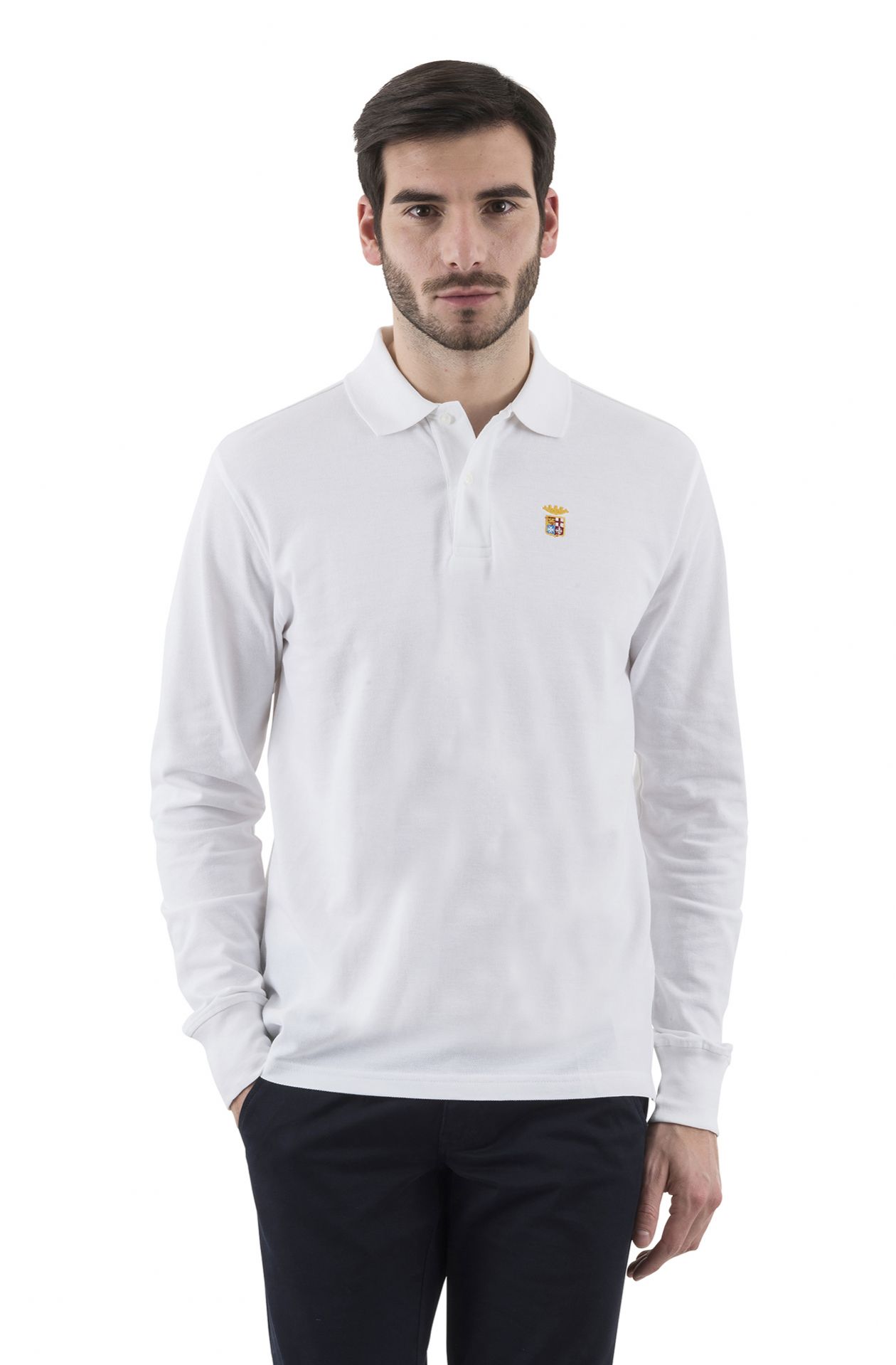 BASIC LONG SLEEVE POLO SHIRT