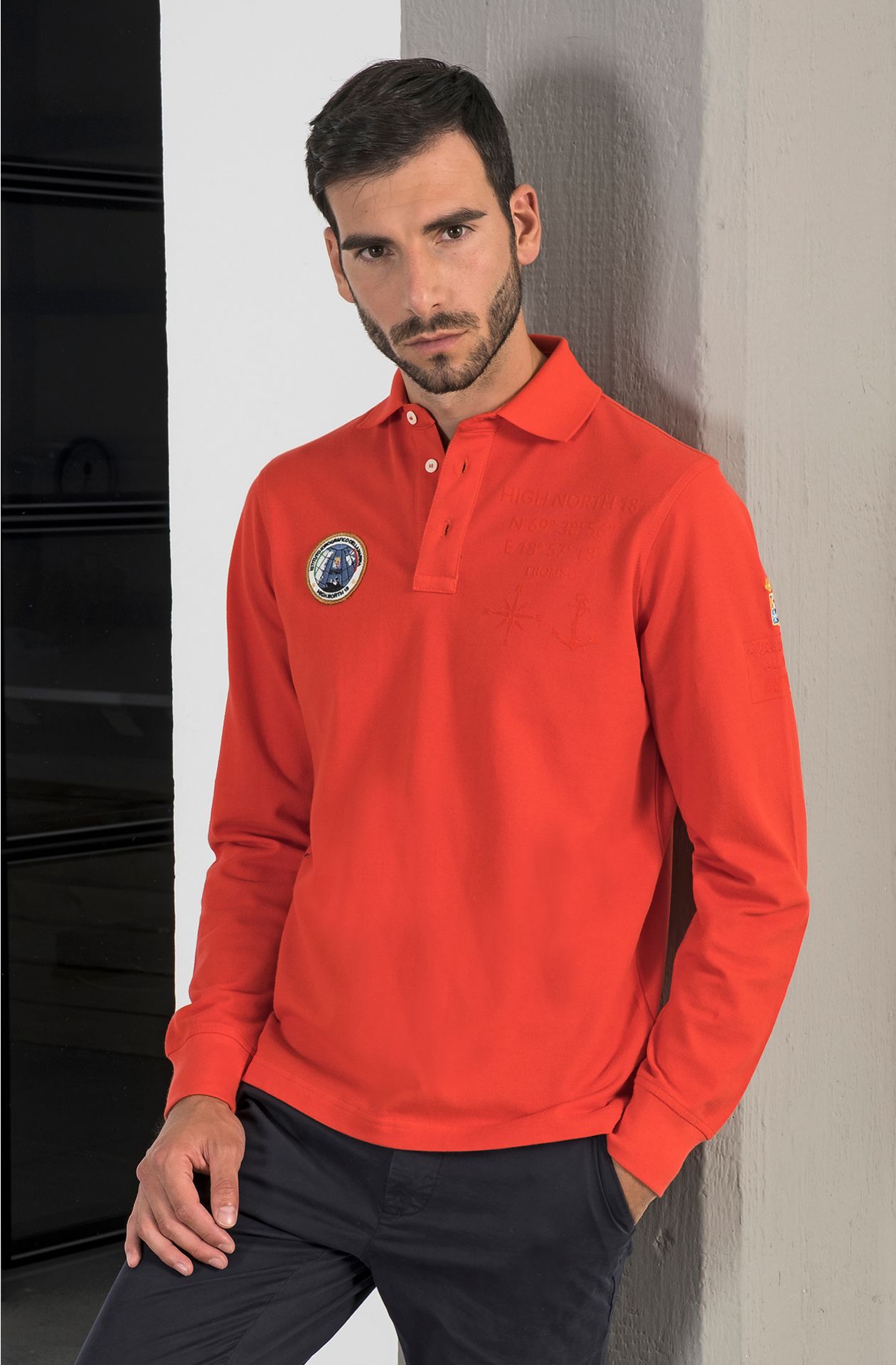 LONG SLEEVE POLO Marina Militare Sportswear