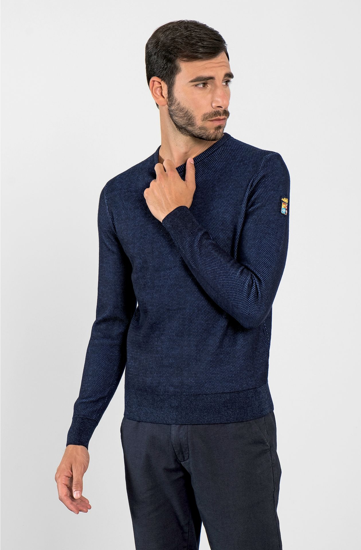 MASCHENEFFEKT RUNDHALS PULLOVER