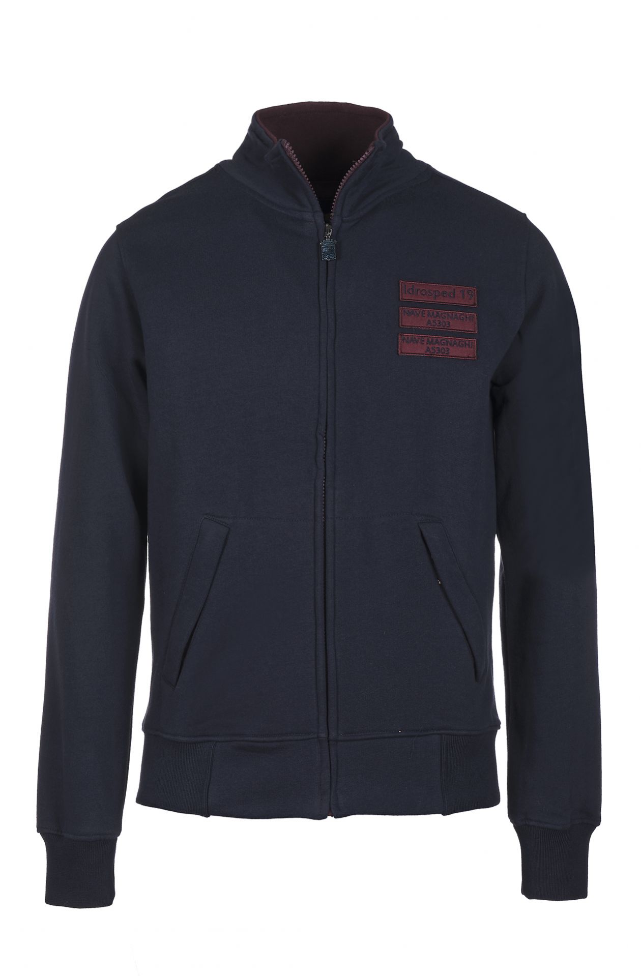FELPA APERTA MEZZO COLLO Marina Militare Sportswear