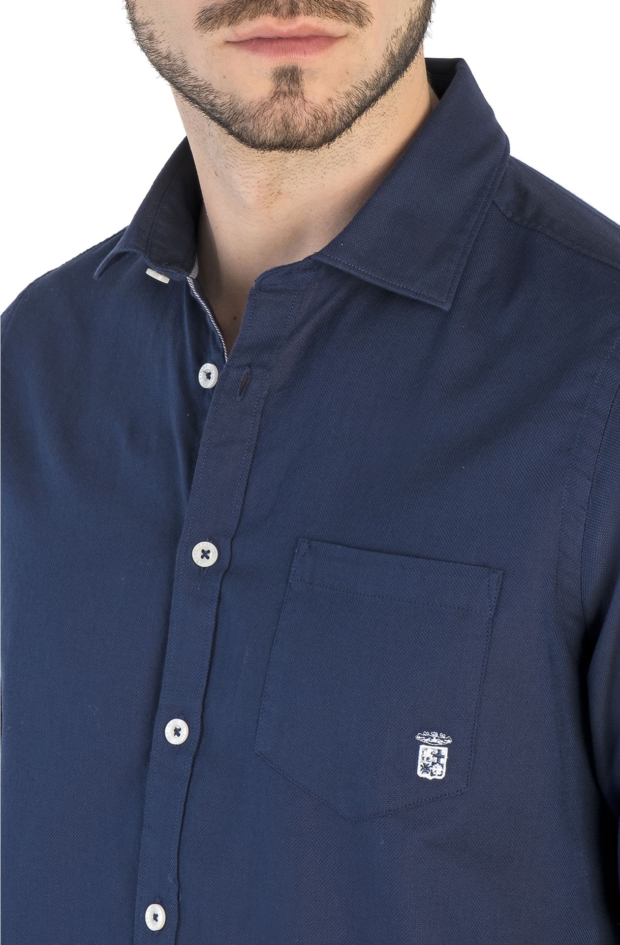 PURE COTTON LONG-SLEEVED SHIRT
