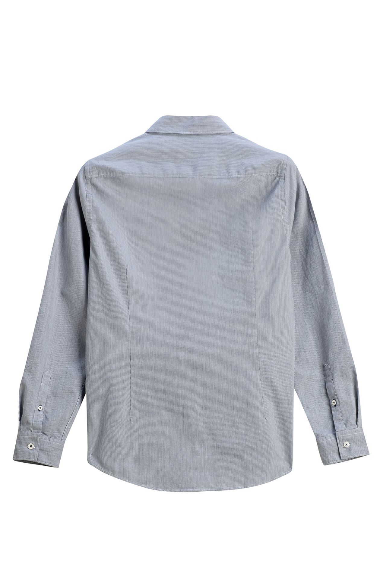 Camicia manica lunga in puro cotone