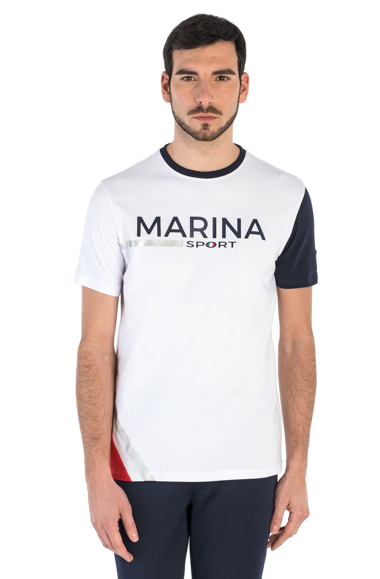 SHORT-SLEEVED ROUND-NECK T-SHIRT MARINA SPORT