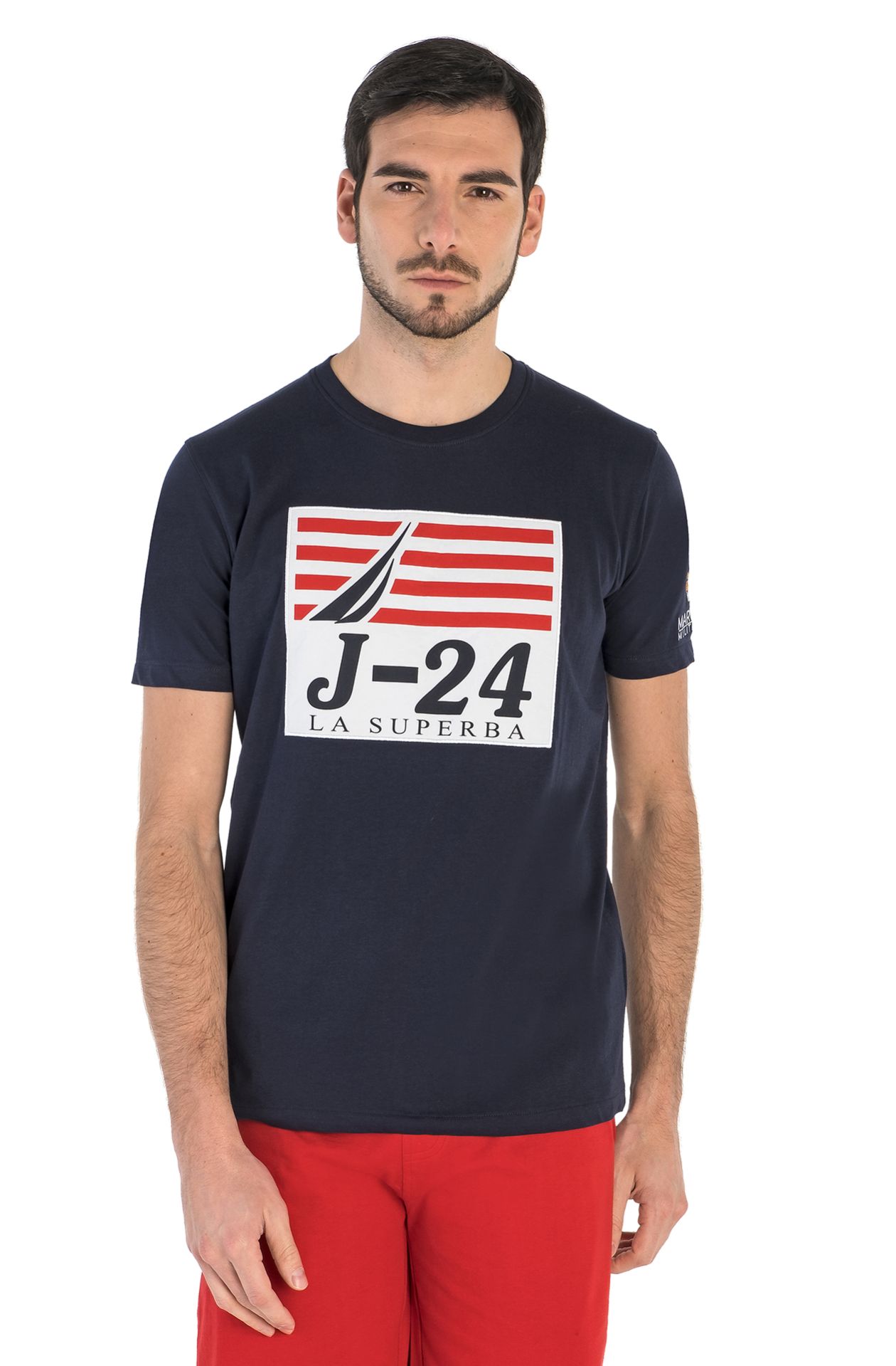T-SHIRT COL ROND À MANCHES COURTES