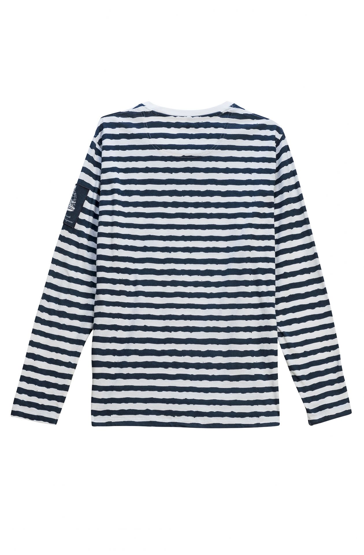 LANGARM GESTREIFTES T-SHIRT NAVE SCUOLA AMERIGO VESPUCCI