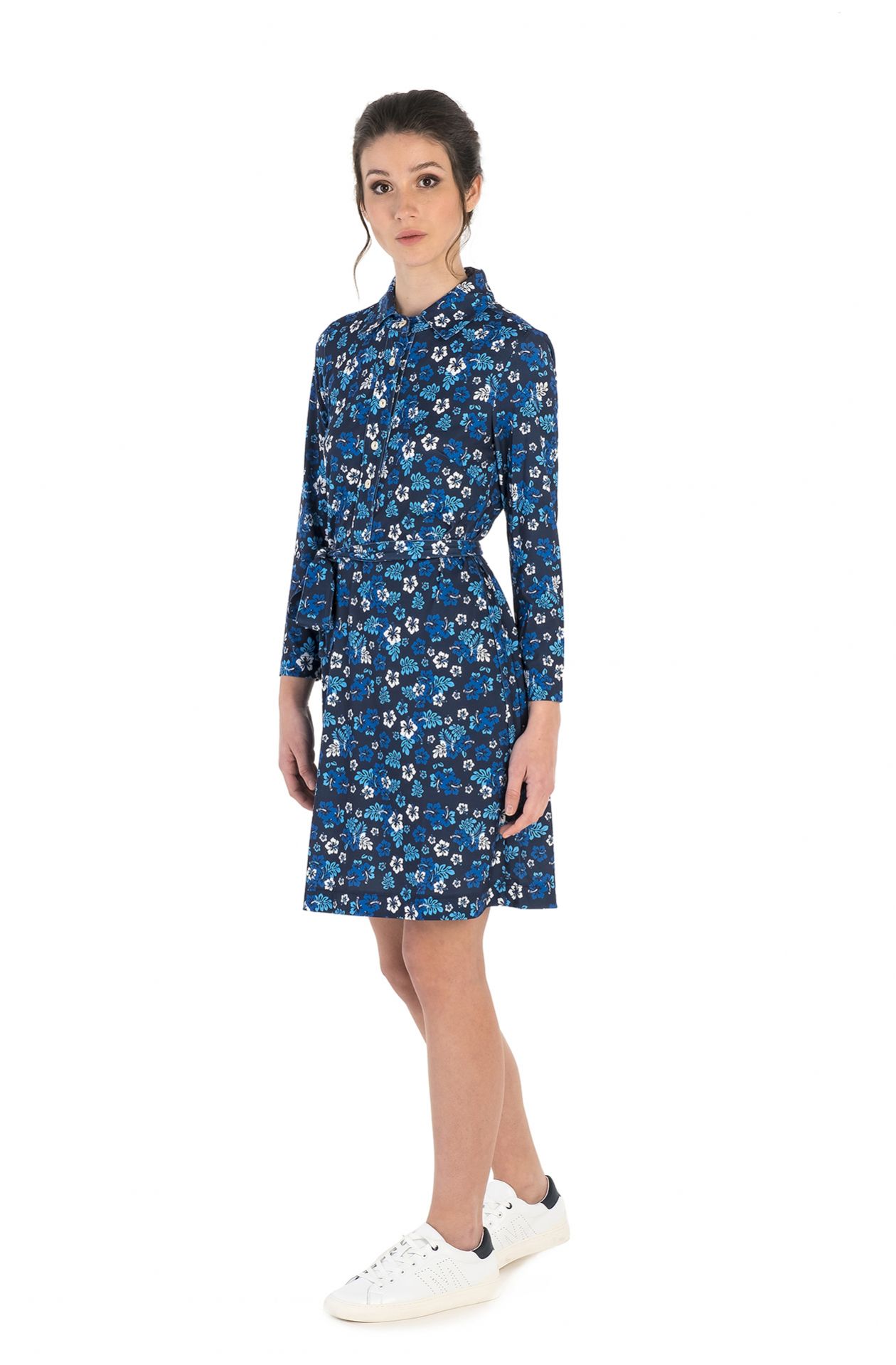 PATTERNED VISCOSE DRESS