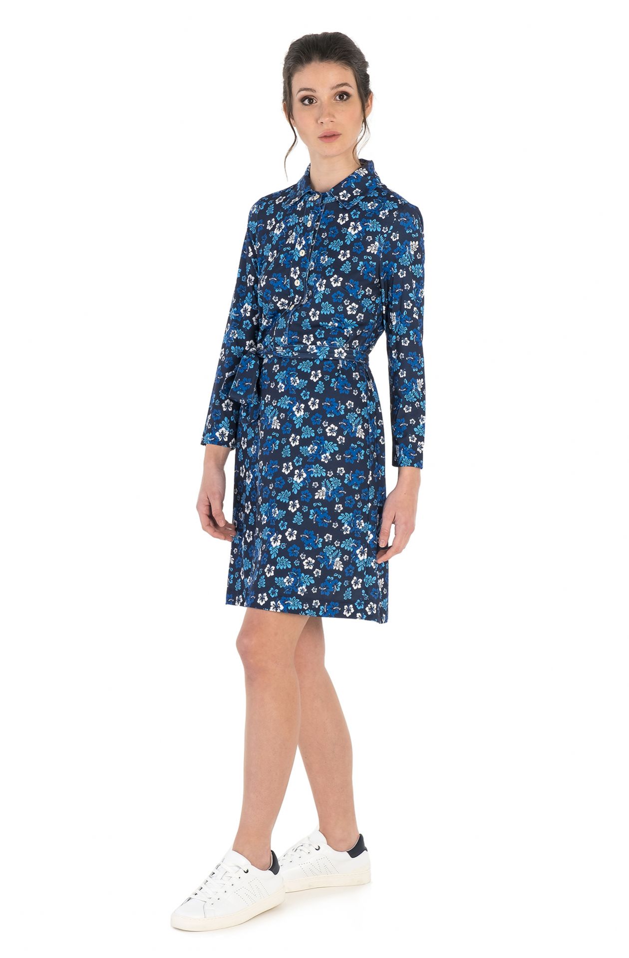 PATTERNED VISCOSE DRESS