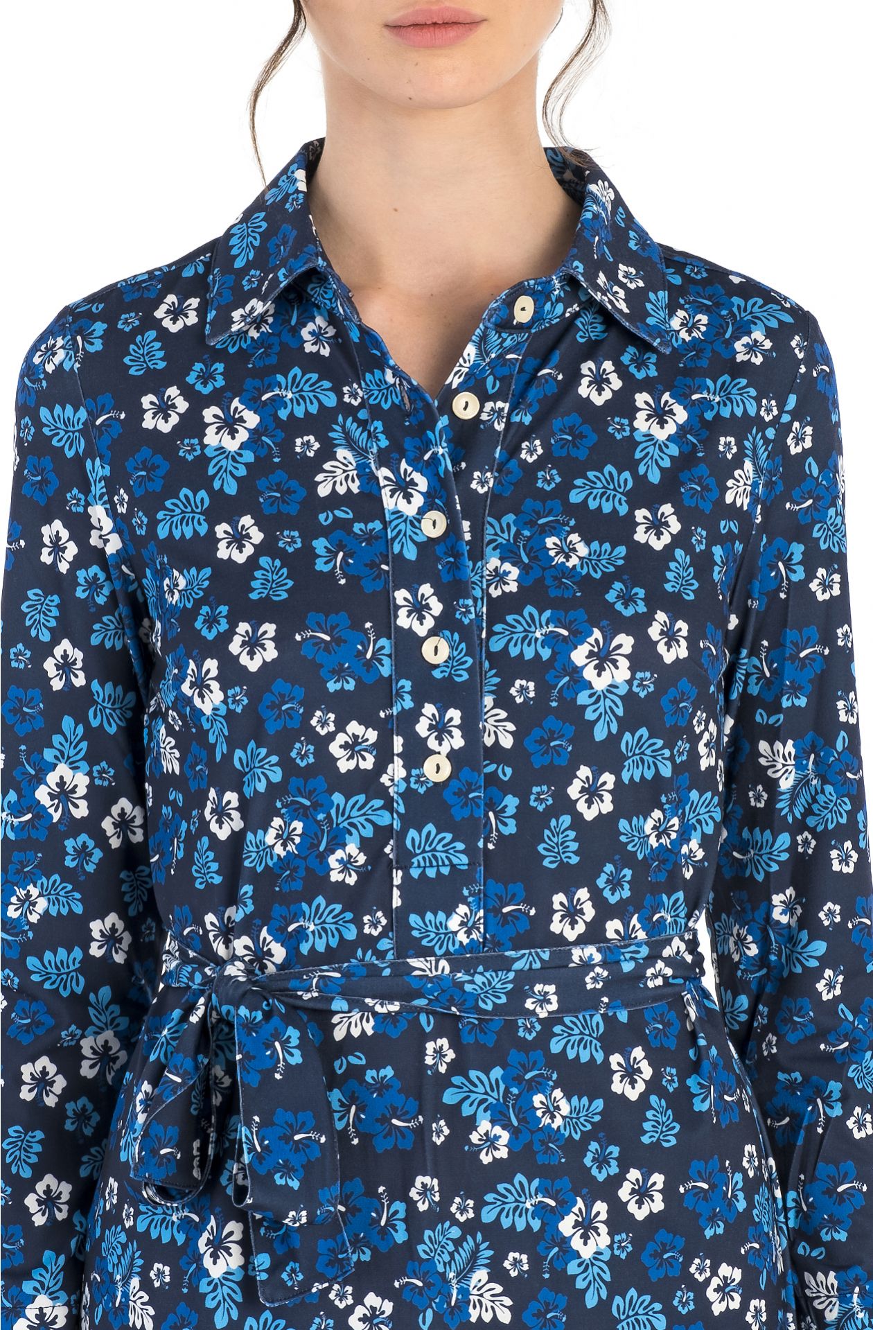 PATTERNED VISCOSE DRESS