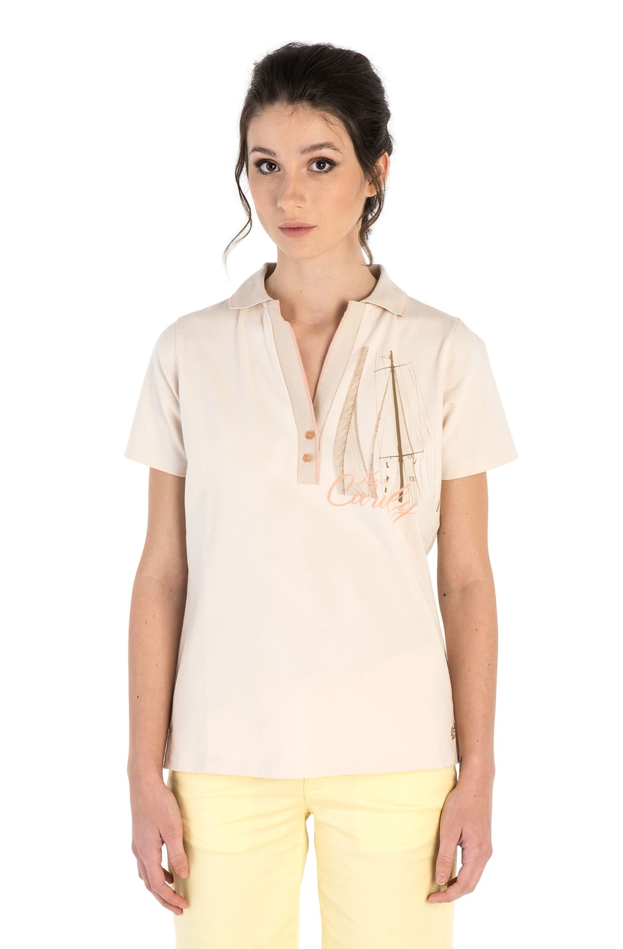 HALBARM-POLOSHIRT