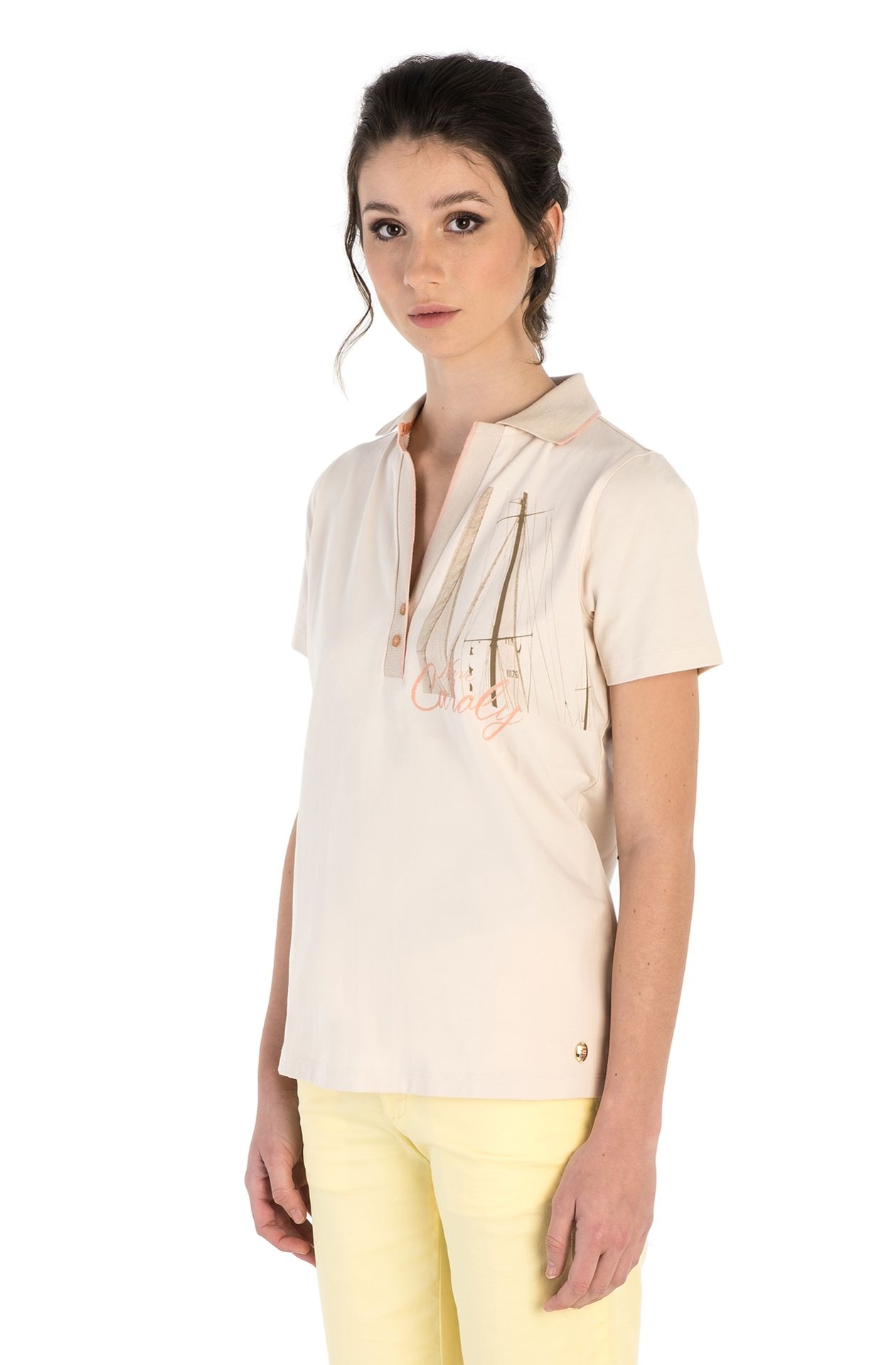 HALBARM-POLOSHIRT