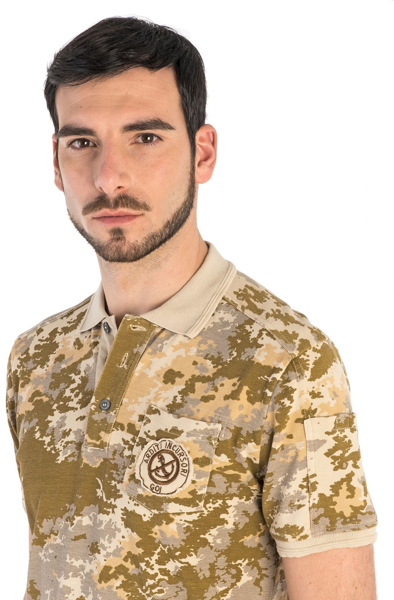 Polo mimetica mezza manica G.O.I.