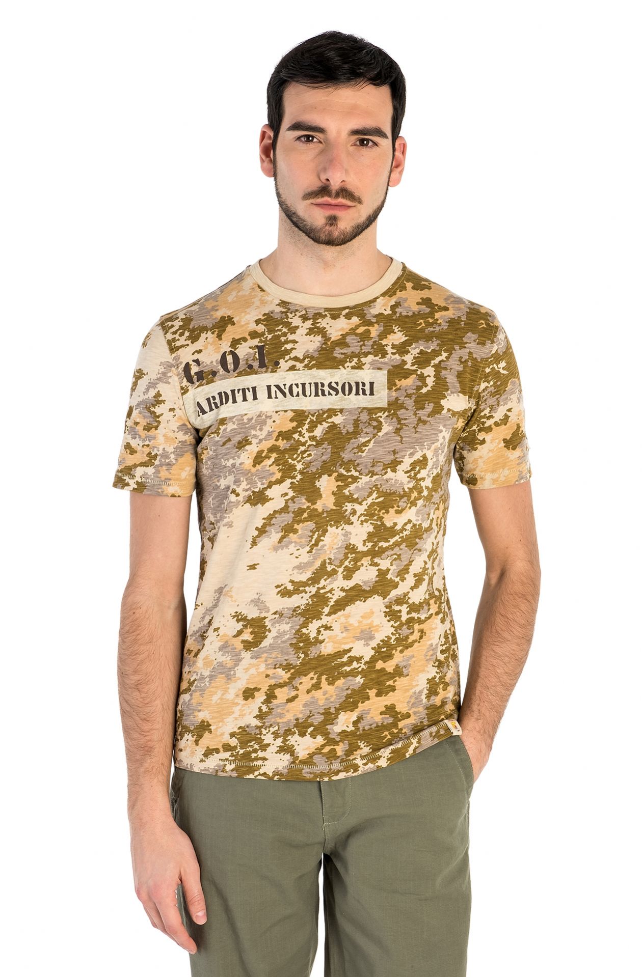CAMOUFLAGE HALF SLEEVE T-SHIRT