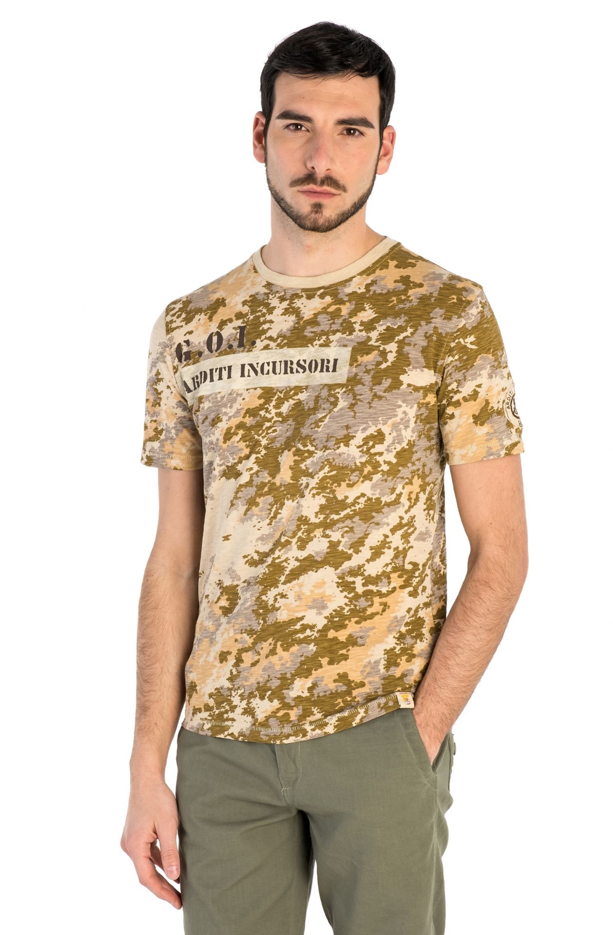 CAMOUFLAGE HALF SLEEVE T-SHIRT