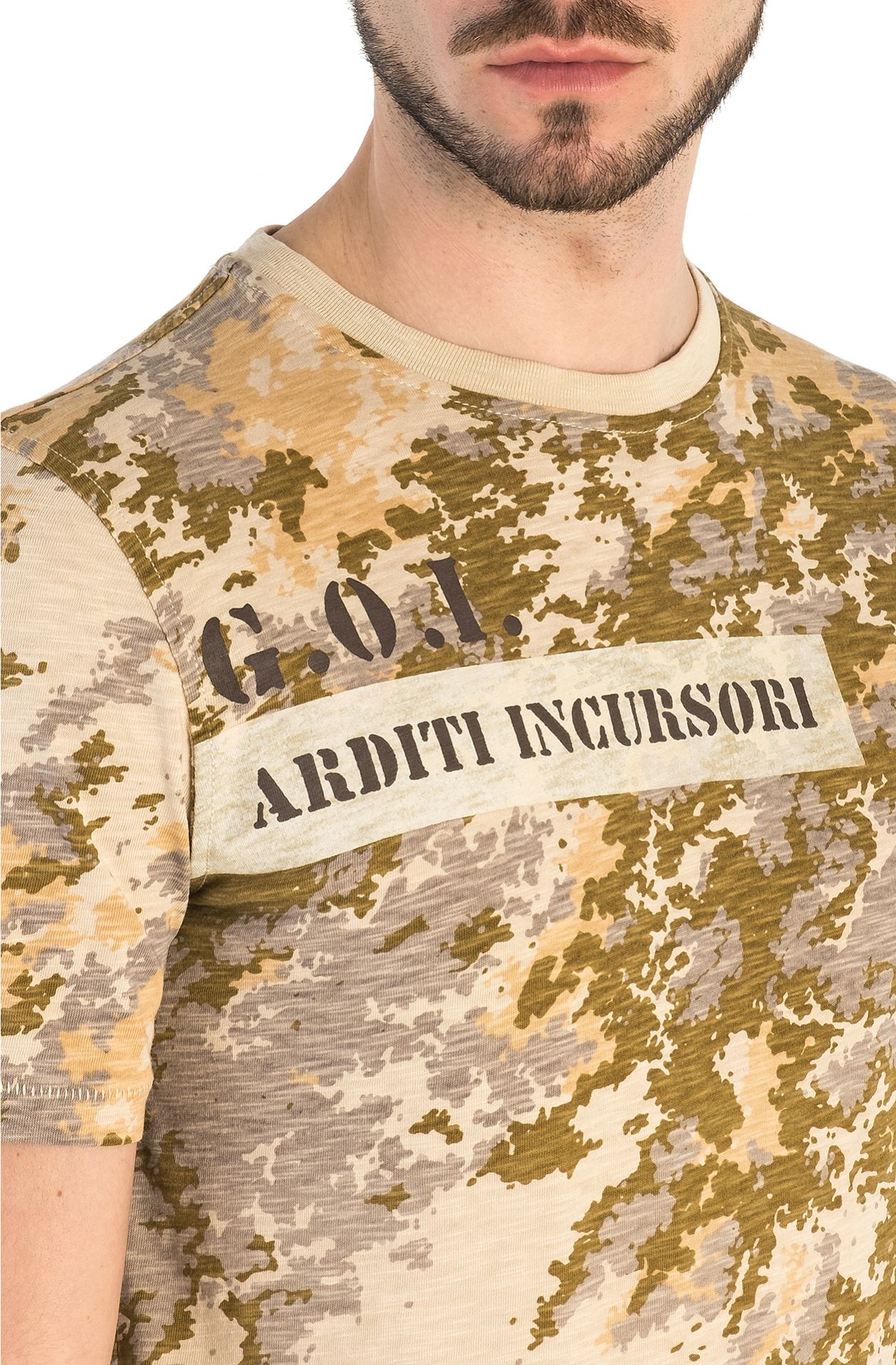 CAMOUFLAGE HALF SLEEVE T-SHIRT