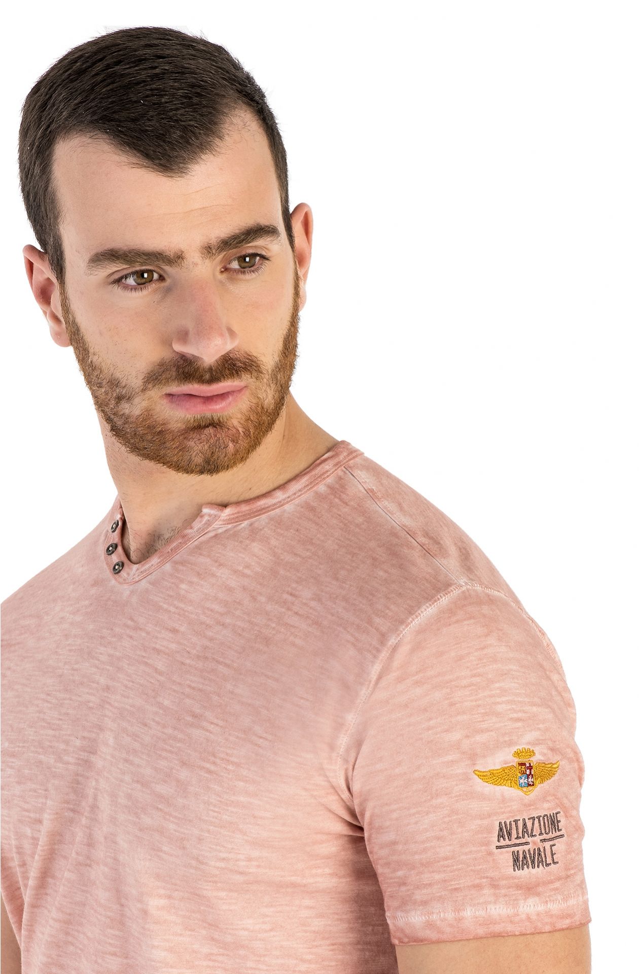 T-SHIRT DEMI-MANCHE COL EN V