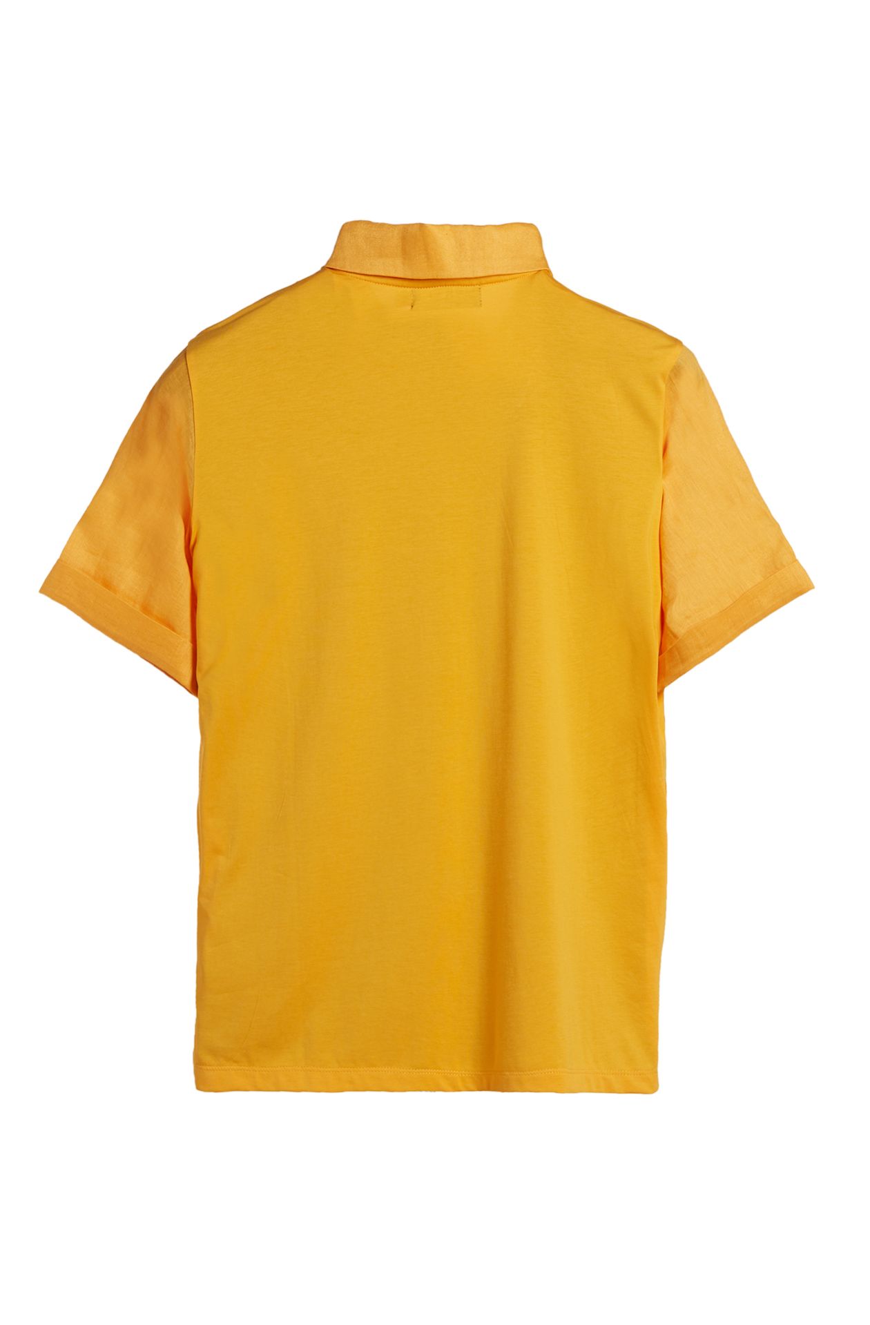 LINEN HALF SLEEVE POLO SHIRT